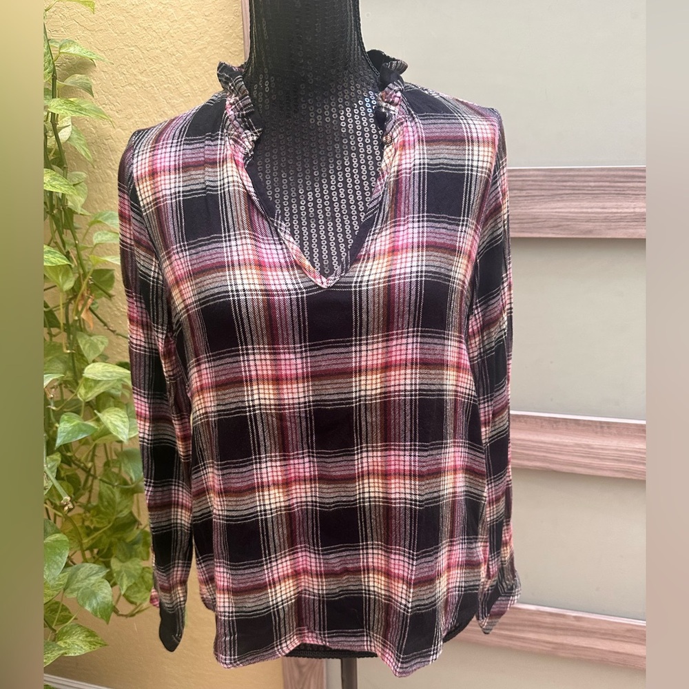 Cloth & Stone for Anthropologie Rayon Top EUC Size S 💖